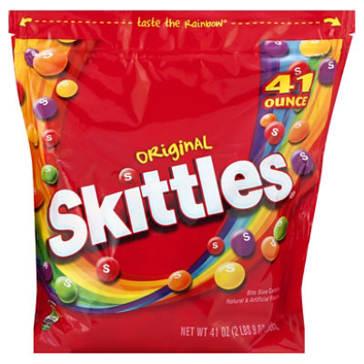 SKITTLES Original Christmas Chewy Candy, Holiday Theater Box, 3.5 oz