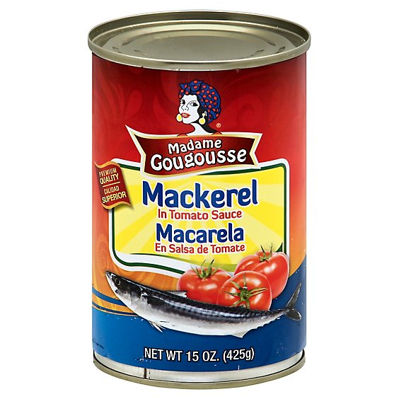 Mg - Mackarel In Tomato Sauce 24/15 Oz - 15 OZ