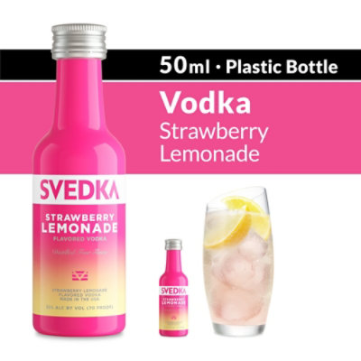 SVEDKA Strawberry Lemonade Flavored Vodka 70 Proof 50 Ml Albertsons