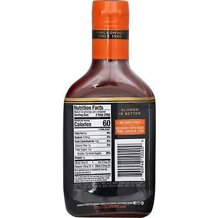 Traina Bbq Sauce Sun Dried Apricot - 17 OZ - Image 6