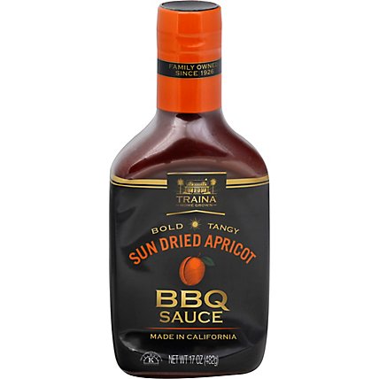 Traina Bbq Sauce Sun Dried Apricot - 17 OZ - Image 1