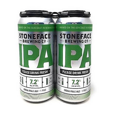 Stoneface Ipa In Cans - 4-16 FZ