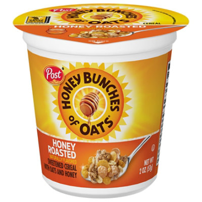 Post Honey Bunches of Oats Honey Roasted Cereal Cup - 2 Oz - Image 1