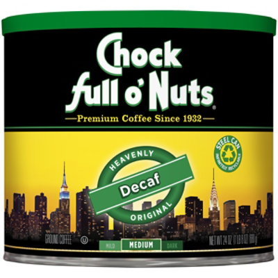 Chock full o Nuts Decaf Coffee - 24 OZ - Image 1