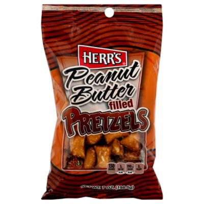 Herrs Peanut Butter Filled Pretzels - 7 OZ - Image 1