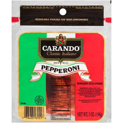 Carando Pepperoni - 7 OZ - Image 2