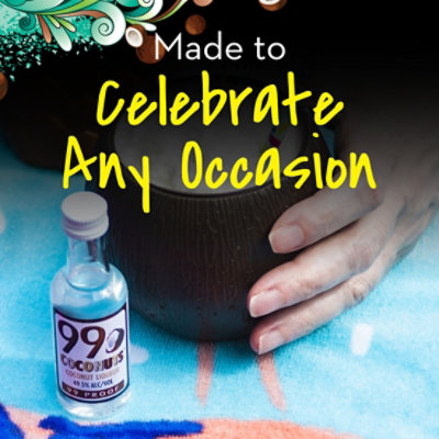 99 Brand Coconut Liqueur 99 Proof In Bottle - 50 Ml - Image 3