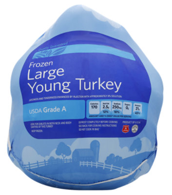 Whole Turkey Hen Frozen - Weight Between 10-12 Lb - Image 1
