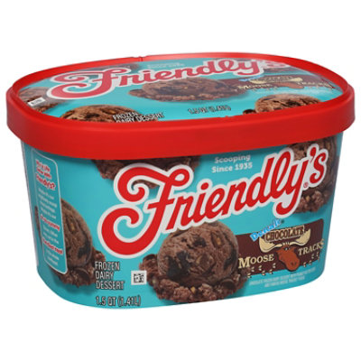 Friendly's Chocolate Moose Tracks Frozen Dairy Dessert - 48 Fl. Oz. - Image 2
