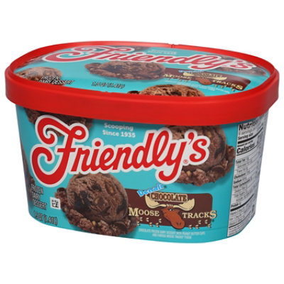 Friendly's Chocolate Moose Tracks Frozen Dairy Dessert - 48 Fl. Oz. - Image 4