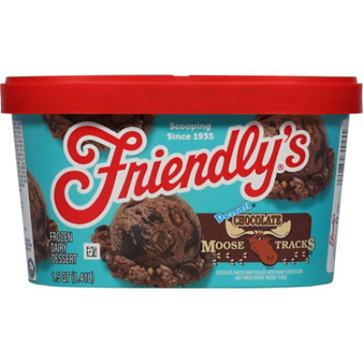 Friendly's Chocolate Moose Tracks Frozen Dairy Dessert - 48 Fl. Oz. - Image 3