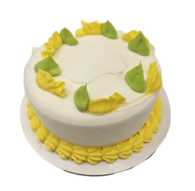 Cake Gold Mini 4in Decorated - EA - Image 1