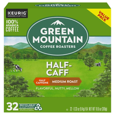 Green Mountain Coffee Roasters Half Caff Keurig Single Serve K Cup Pods - 32 Count - Image 2