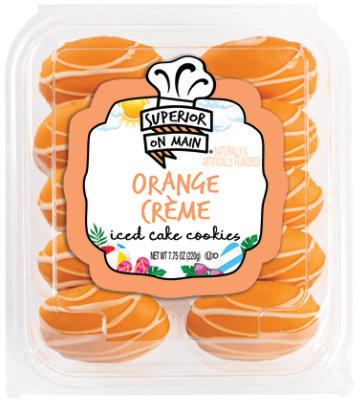 Superior On Main Orange Creme Iced Cake Cookies Multi-pack - 7.75 OZ