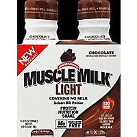 Muscle Milk Light Chocolate - 4-10 FZ - Image 2