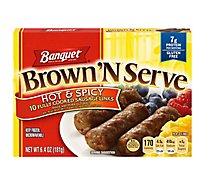Banquet Brown & Serve Hot & Spicy Sausage Links - 6.4 Oz