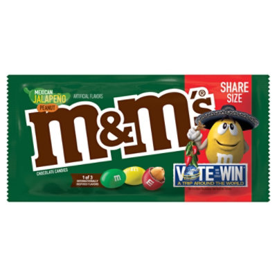 M&M'S Peanut Milk Chocolate Candy Sharing Size - 3.27 Oz - Jewel-Osco