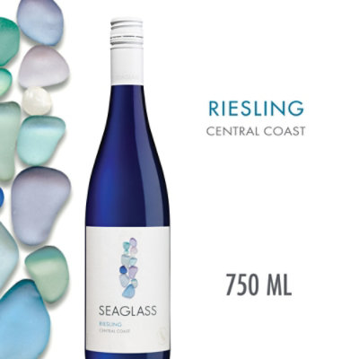 SEAGLASS Riesling White Wine Bottle - 750 Ml - Image 1