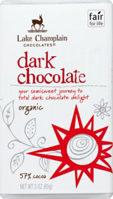 Lake Champlain Org Dark Choc Bar - 3 OZ - Image 2