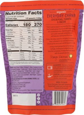 Maya Kaimal Everyday Chana Tom Onion - 10 OZ - Image 6