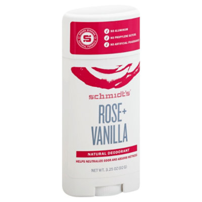 Schmidts Rose Vanilla Deodorant Stick - 3.25 OZ - Image 1