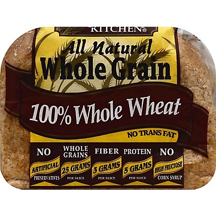 Country Kitchen 100% Wheat Bread - 24 OZ - Image 2