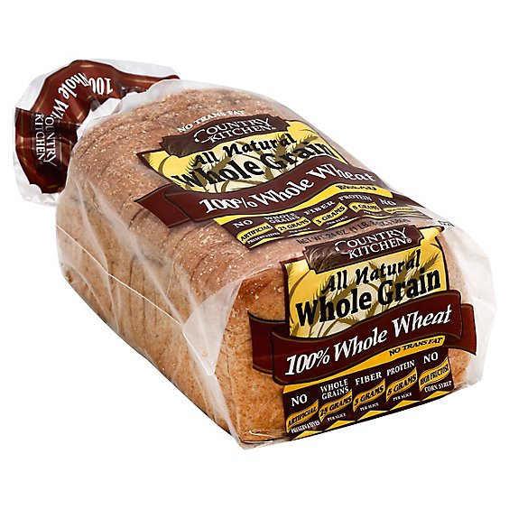 Country Kitchen 100% Wheat Bread - 24 OZ