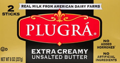 Plugra Unsalted Butter Stick - 8 OZ - Image 2