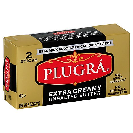 Plugra Unsalted Butter Stick - 8 OZ