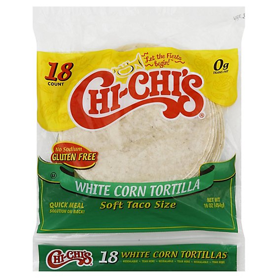 Chi-Chis White Corn Tortilla - 16 OZ