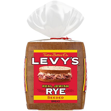 Levy's Real Jewish Rye Seeded Bread - 16 Oz - Image 1