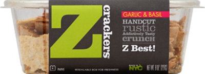 Z Garlic And Basil Cracker - 8 OZ - Image 2