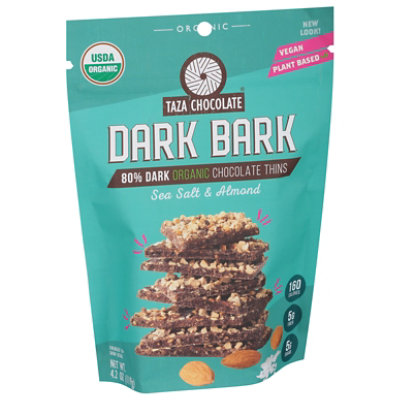 Bark Thins Snacking Chocolate Dark Chocolate Toasted Coconut with Almonds -  4.7 oz Pack of 3