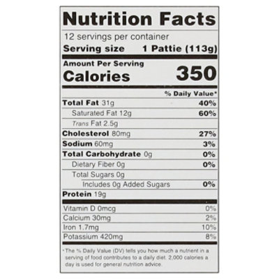 Our Best 12 All Beef E315Burgers - 48 Oz. - Image 3