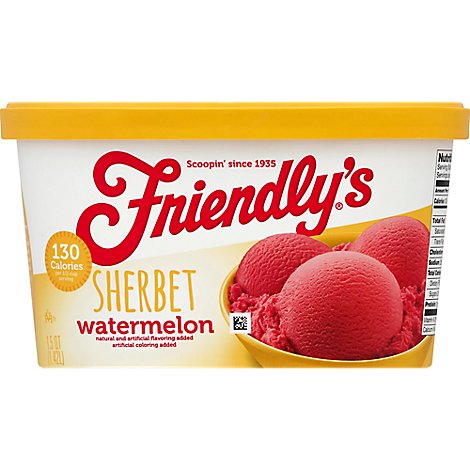 Friendly's Sherbert Watermelon - 1.5 QT