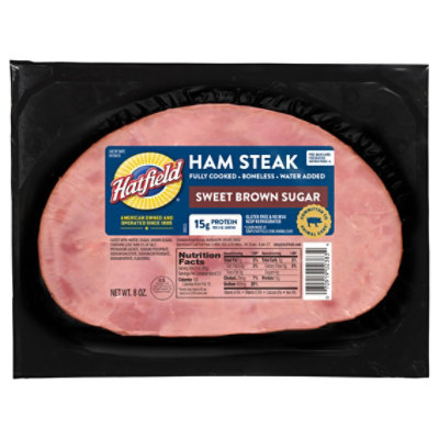 Hatfield Boneless Brown Sugar Pre-sliced Ham Natural Juice Quarter