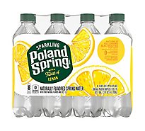 Poland Spring Sparkling Lemon - 8-16.9 FZ