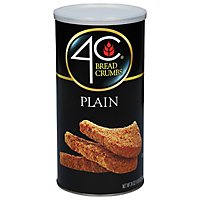 4C Foods Plain Breadcrumbs - 24 OZ - Image 1