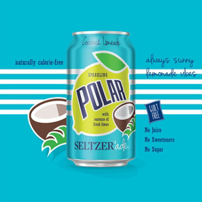 Polar Coconut Limeade Seltzer 8pk - 8-12 FZ - Image 3