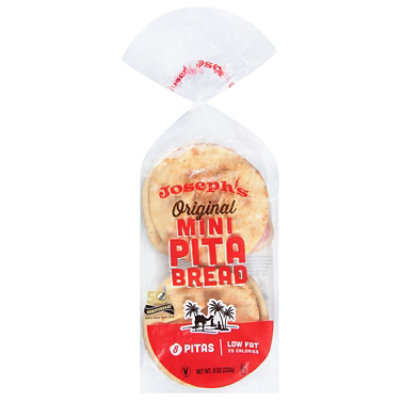 Joseph's Original Mini Pita Bread 8 Count - 8 Oz - Image 2