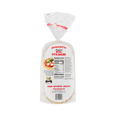 Joseph's Original Mini Pita Bread 8 Count - 8 Oz - Image 5