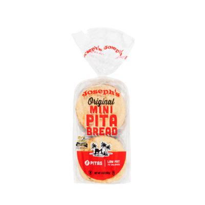 Joseph's Original Mini Pita Bread 8 Count - 8 Oz - Image 1