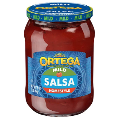 Ortega Original Mild Salsa Shelf Stable Glass Jar - 16 OZ - Image 1