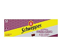 Schweppes Sparkling Water Black Cherry - 12-12 FZ