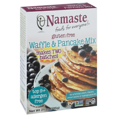 Namaste Foods Gluten‑Free Waffle & Pancake Mix - 21 Oz - Image 1