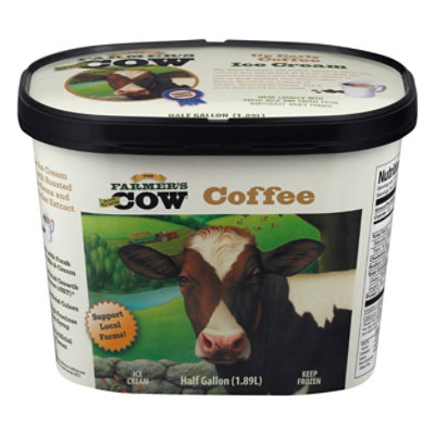 Coffee Ice Cream Made With Roasted Coffee Beans & Rich Coffee Extract - 64 OZ - Image 3