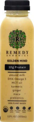 Remedy Organics Golden Mind Protein Drink - 12 Fl. Oz. - Image 2