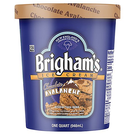 Brighams Ice Cream Choc Aval - QT