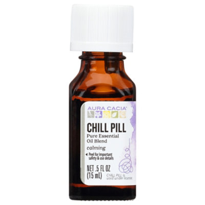 Aura Cacia Essential Solutns Chill Pill - 0.5 FZ - Image 1