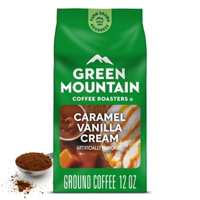 Green Mountain Coffee Roasters Caramel Vanilla Cream Light Roast Ground Coffee Bagged - 12 Oz - Image 1